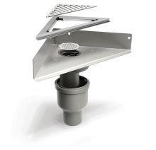 Unidrain ClassicLine sampak hjørne